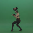 Green screen video footage dance woman