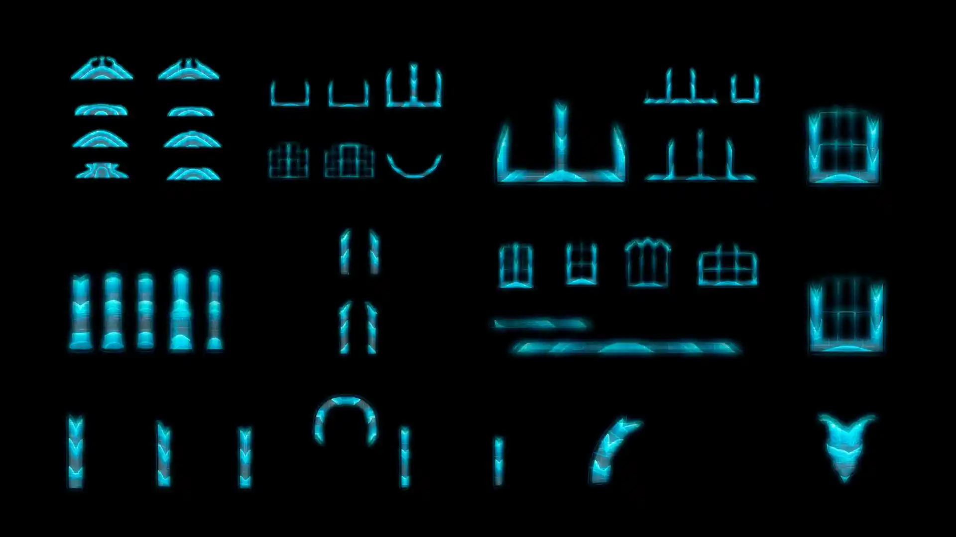 Video-Mapping-Toolkit-Architectural-Elements-1 Facade Decorative Elements for Video Projection