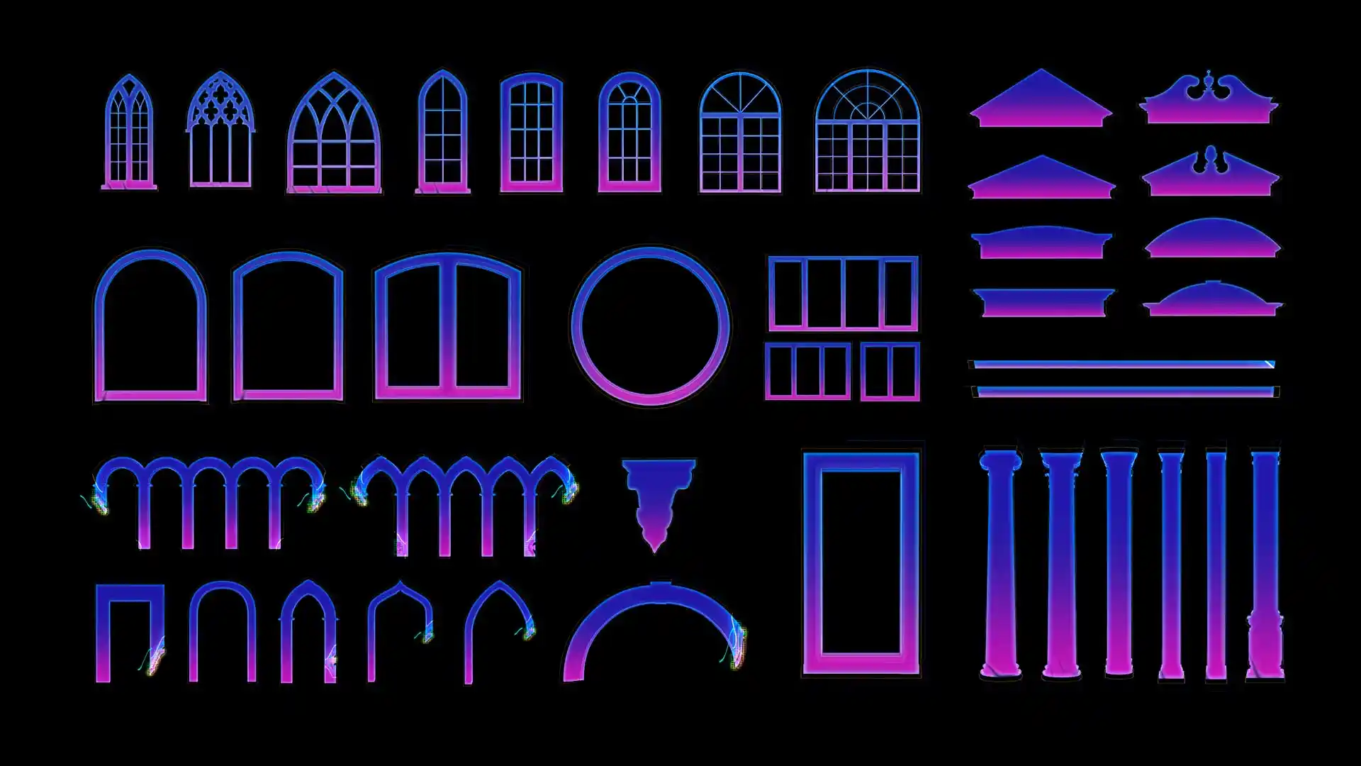 Video-Mapping-Toolkit-Architectural-Elements-3 Projection Mapping Toolkit