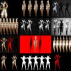 vj loops dance girl
