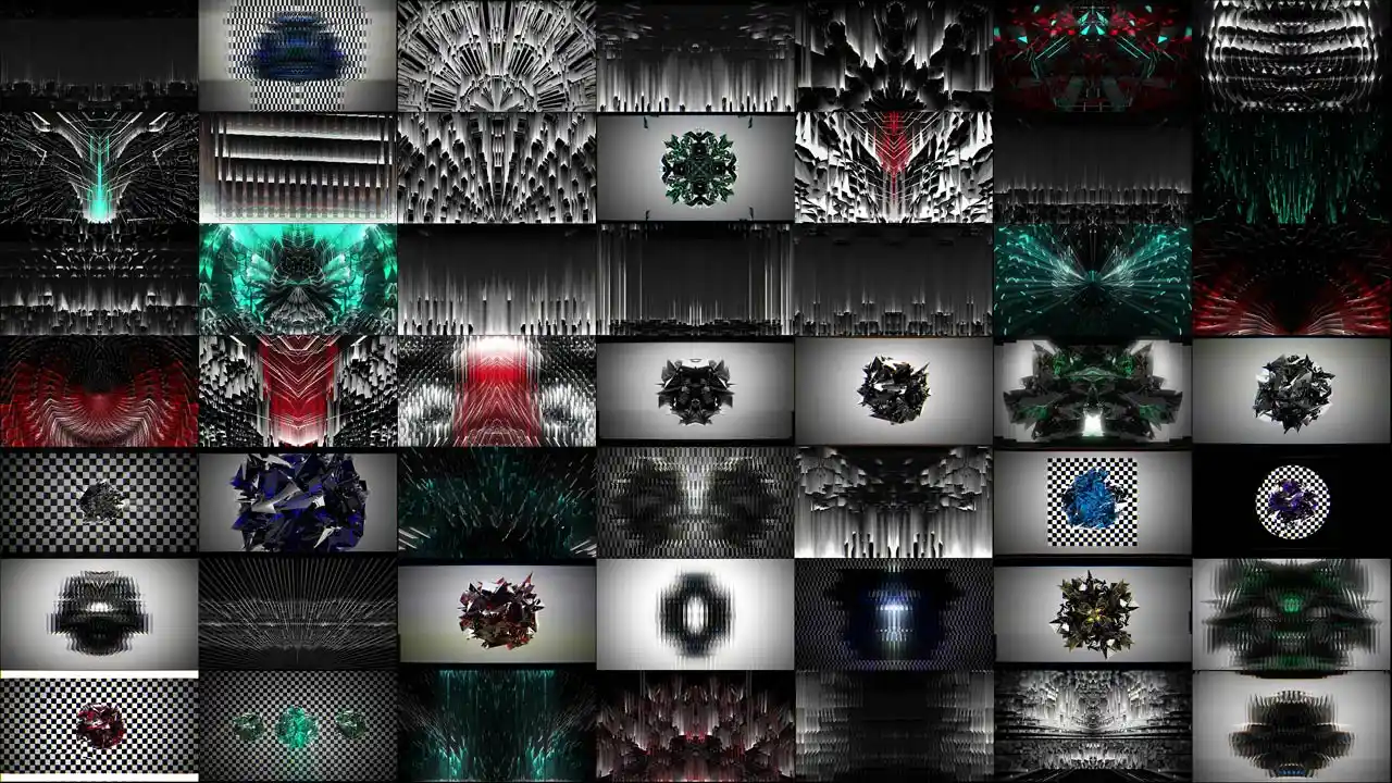 Glitch Visuals VJ Loops
