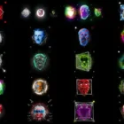 Face Animation VJ Loops