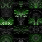 Green Color Live Visuals VJ Loops