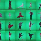 4k green screen video footage